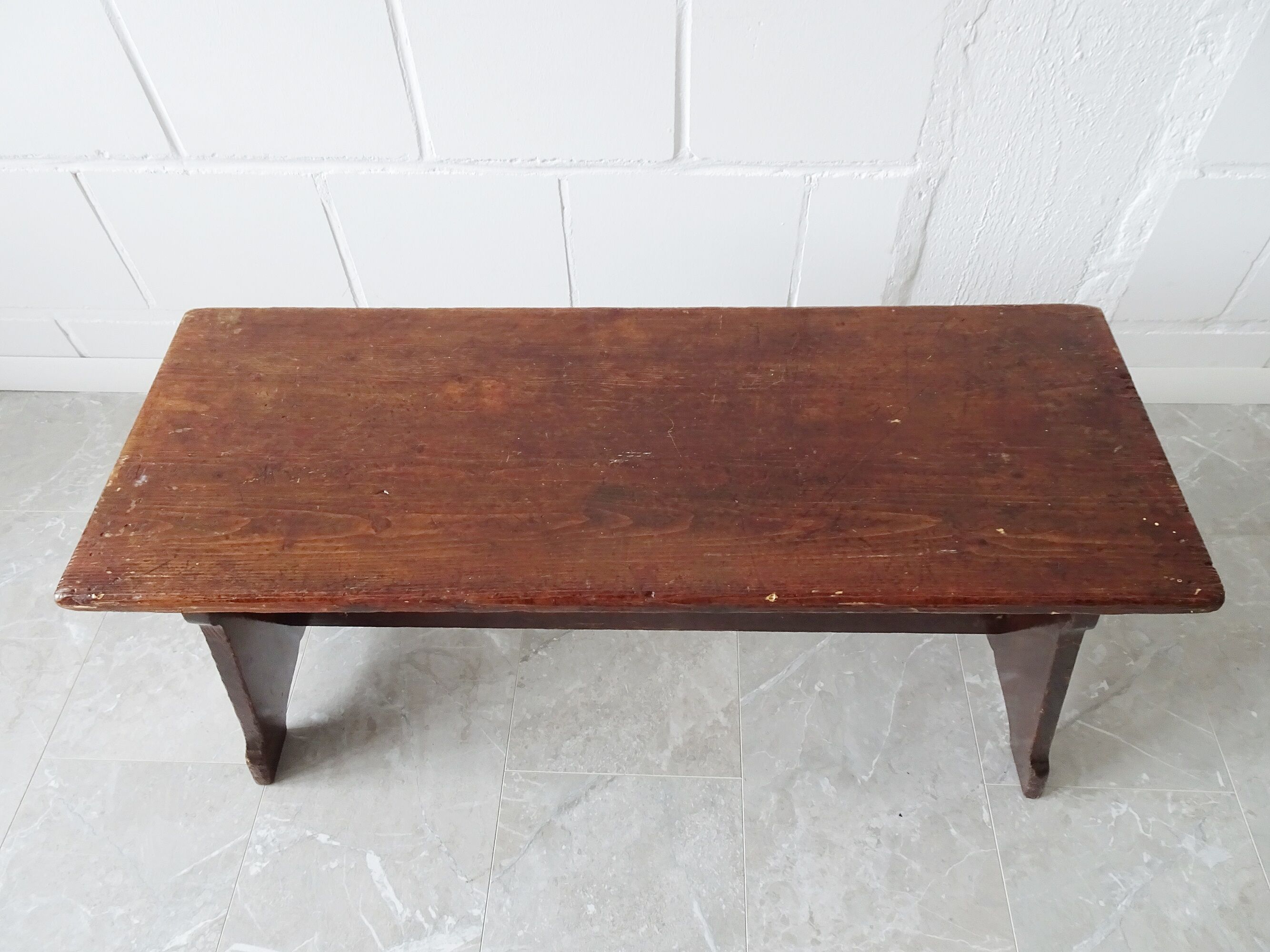Banc rustique en bois massif