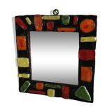 Vintage ceramic mirror