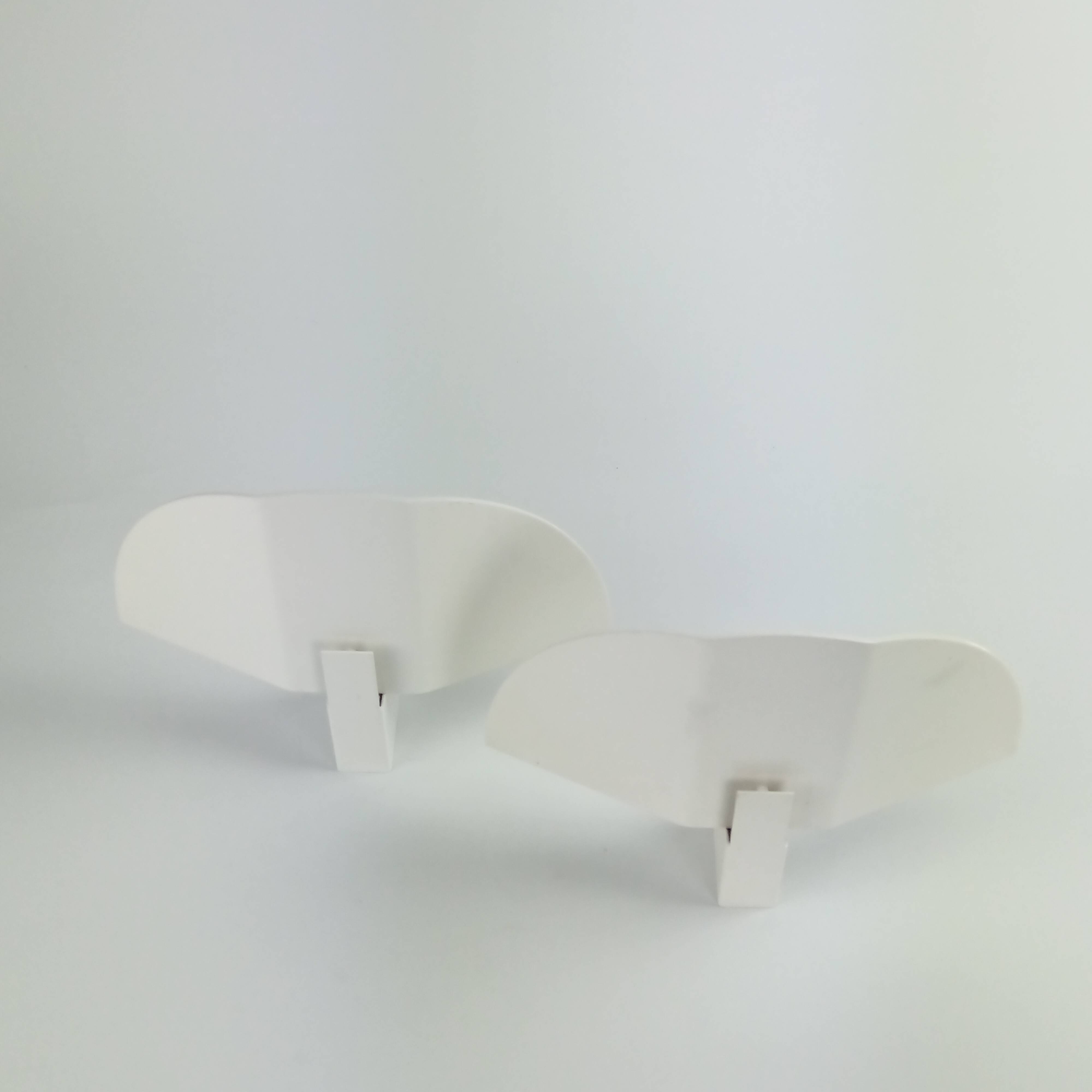 Space age wall lights, 1980, set of 2