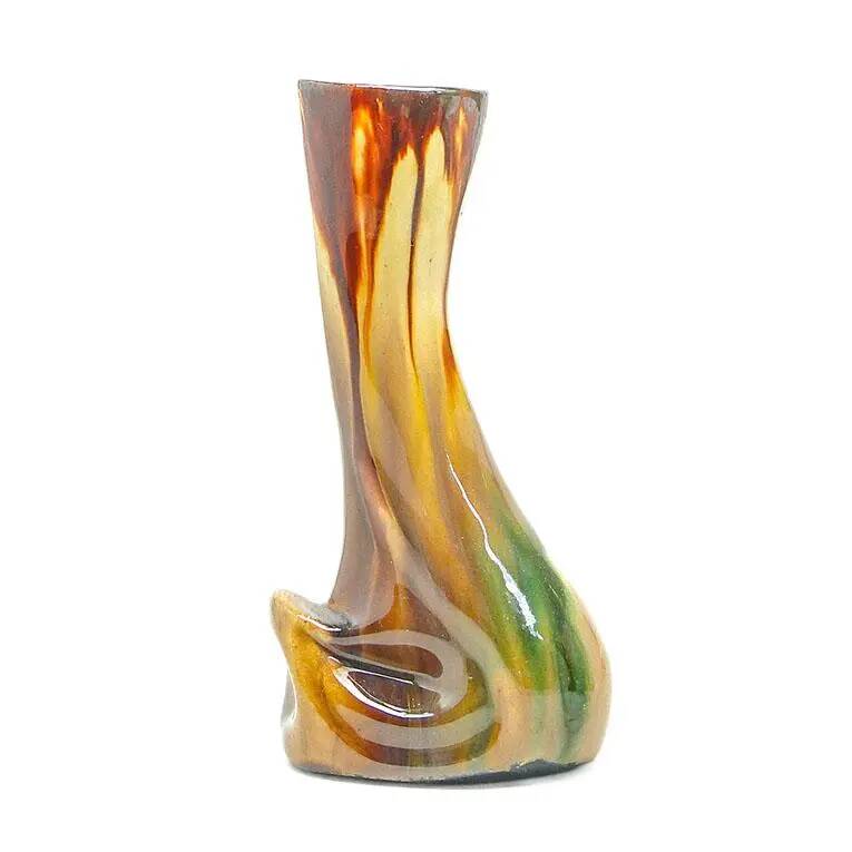Modernist vase, ceramics, Milenium Cooperative, Poland, 1970s