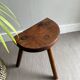 Tabouret tripode bois