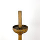 Chandelier français antique en bois peint à l'or au milieu