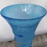 Biot style bubble-blown vase