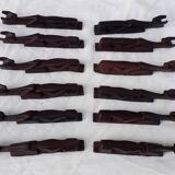 12 wooden knife rests