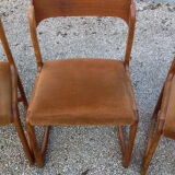 4 Baumann sled chairs