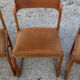 4 chaises traineau Baumann
