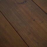 Modern Danish folding side table in solid oak, mid-20th century.