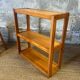 Vintage pine library shelves