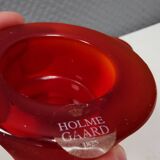 Reversible glass candlesticks with a conical shape for tealights or candles