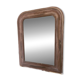 Louis Philippe gilded and pearl mirror