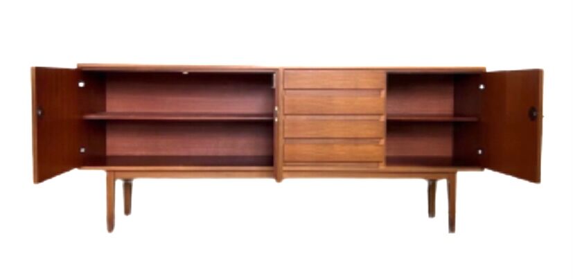 Scandinavian vintage teak sideboard, Danish sideboard
