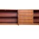 Enfilade scandinave vintage en teck, enfilade danoise
