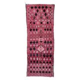 Red Boujad Moroccan rug - 355 x 128 cm
