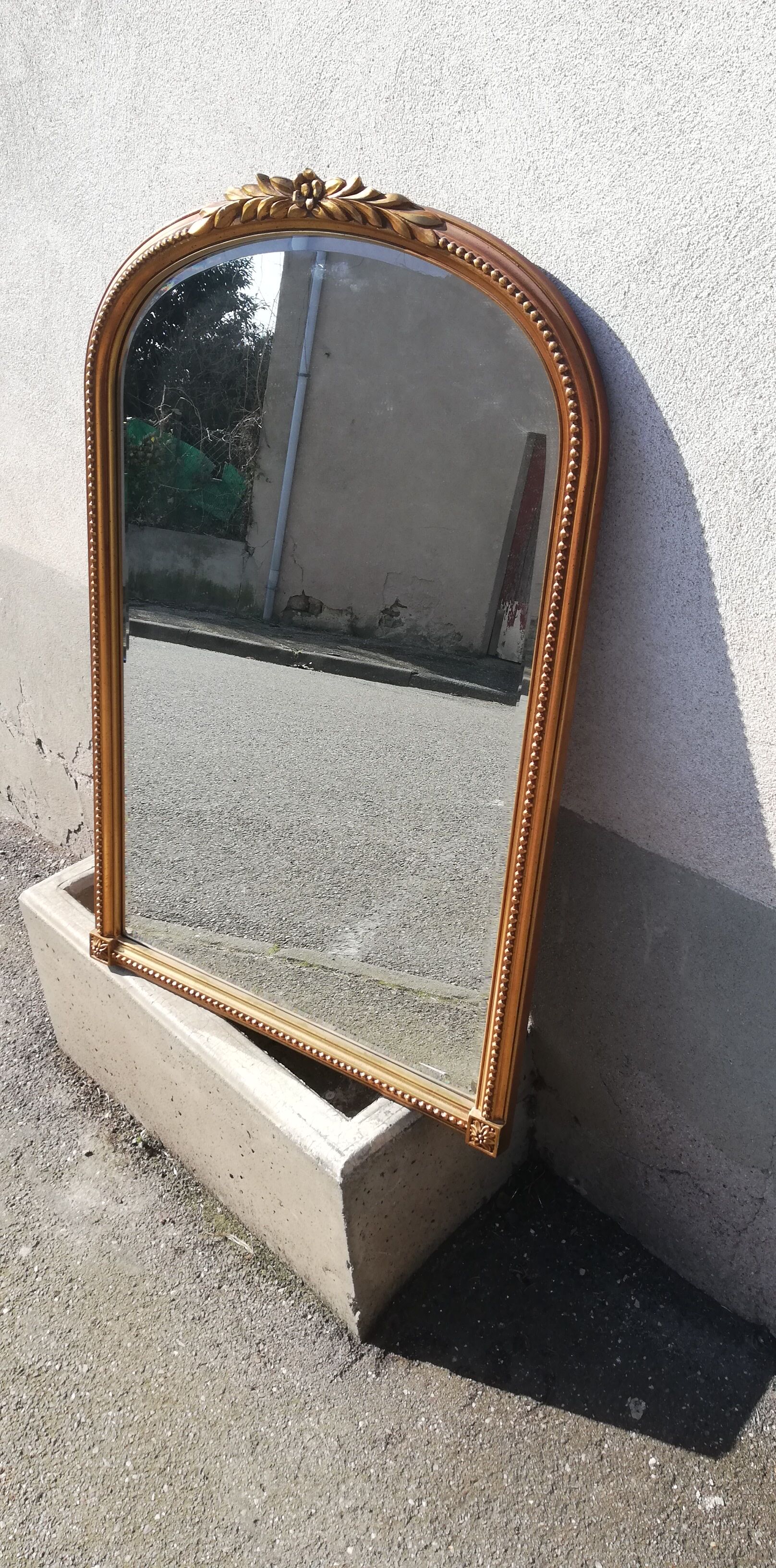 Miroir vintage doré