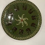 Alsatian ceramic dish