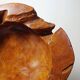 Large vintage nut bowl or empty pocket in teak wood, Italy, 1960s-70s