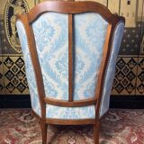 Restored Louis XV style shepherdess armchair