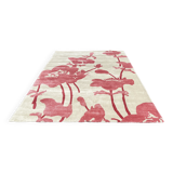 Modern carpets, floral art