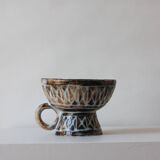 Set of 4 ceramic bowls by Jacques Pouchain for the Dieulefit Workshop.