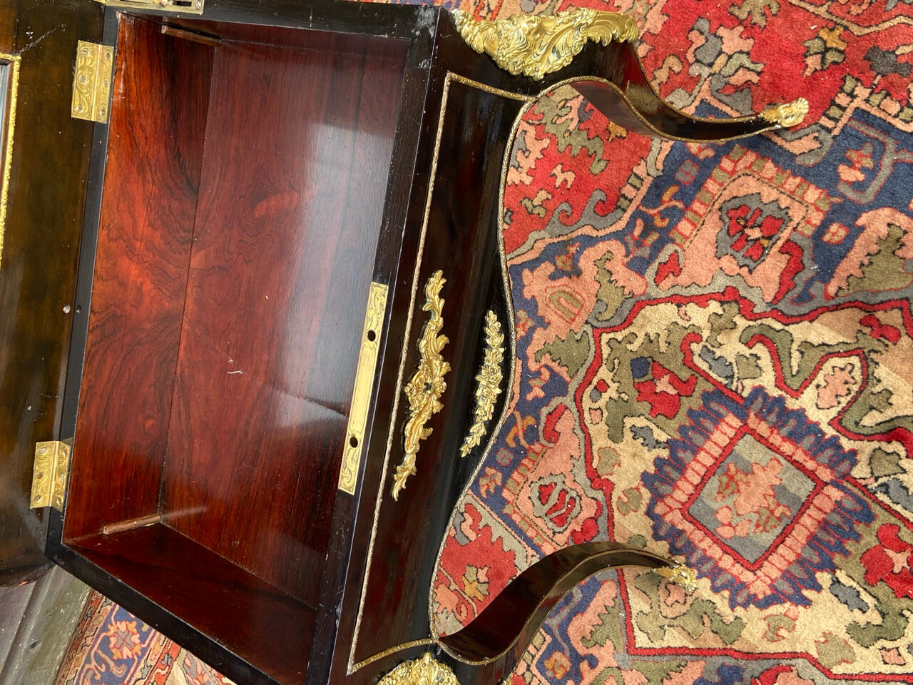 Little Writing Table En Marquetry Boulle From Napoleon III era