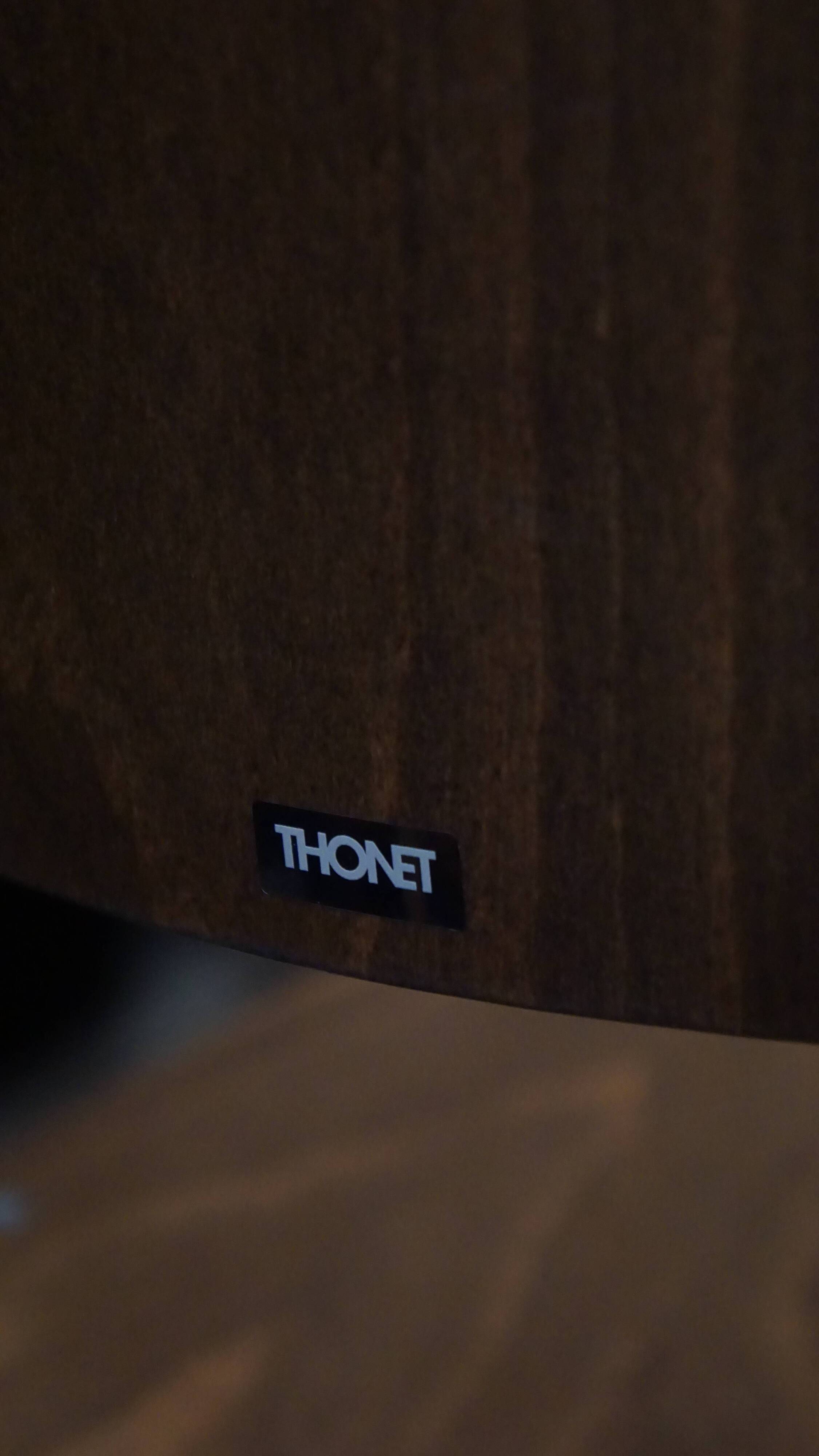 Set of 2 Thonet model S43 dining/side chairs with armrests