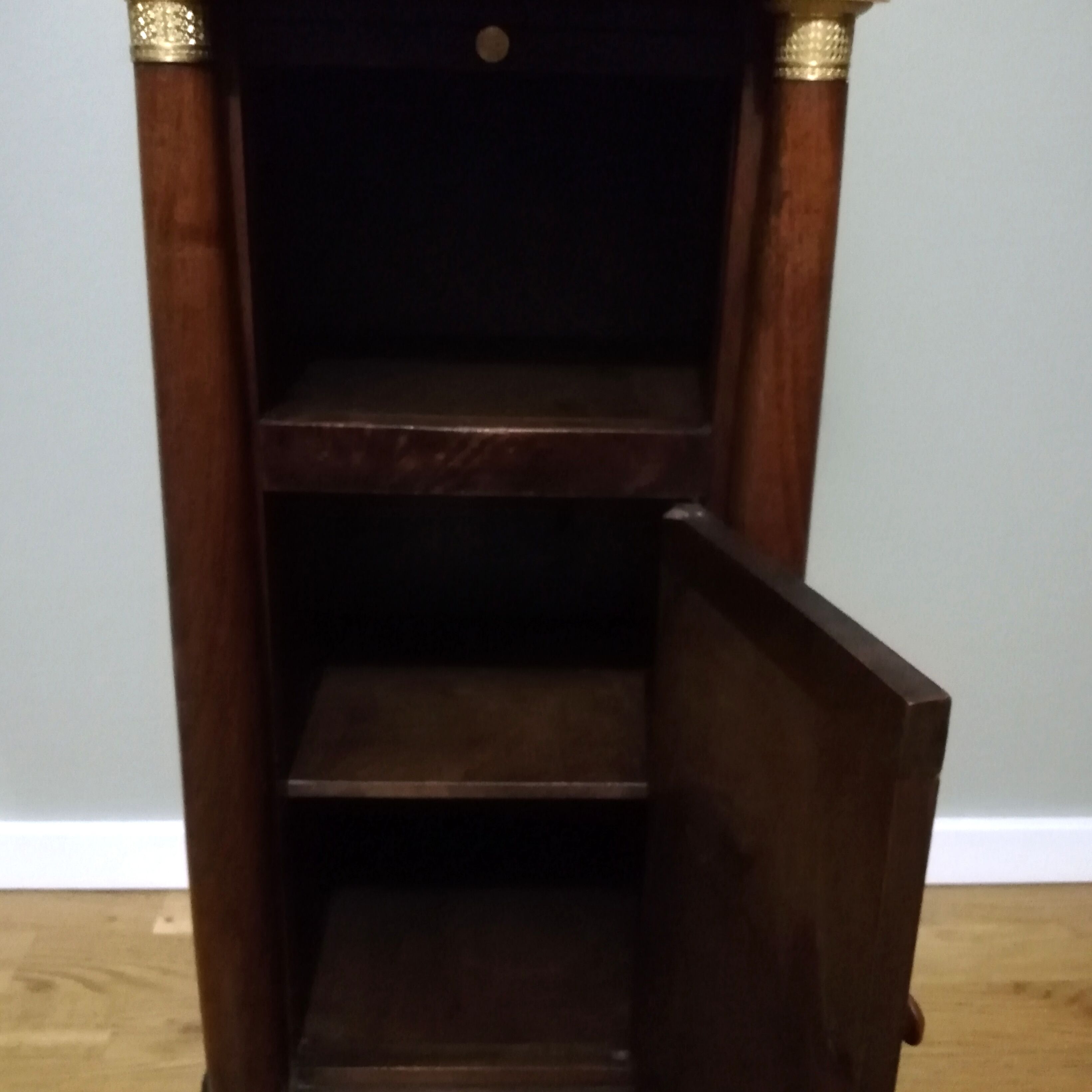 Empire Curtain Bedside Table