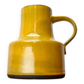Carafe minimaliste de studio en poterie du milieu du siècle par BKW Böttger Keramik Wandsbek, Hambourg, Allemagne, années 1960