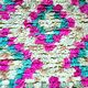 Moroccan Berber carpet hallway Boujaad vintage 280 x 75 cm