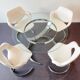 Dining set by Euro International steel Belgique 1970's