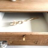 Grand buffet Art Déco en chêne massif - Enfilade vintage