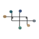 Ball wall coat rack