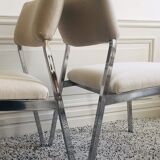 Paire de sièges larges vintage