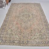 Oushak Vintage Floor Wool Rug sku1350