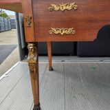 Henry II style two-body desk