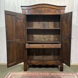19th century Breton chestnut wardrobe