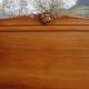 Art Deco walnut bed for 140/190cm base