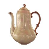 Sarreguemines earthenware teapot