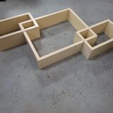 Shelf 3 blocks to hang vintage wall