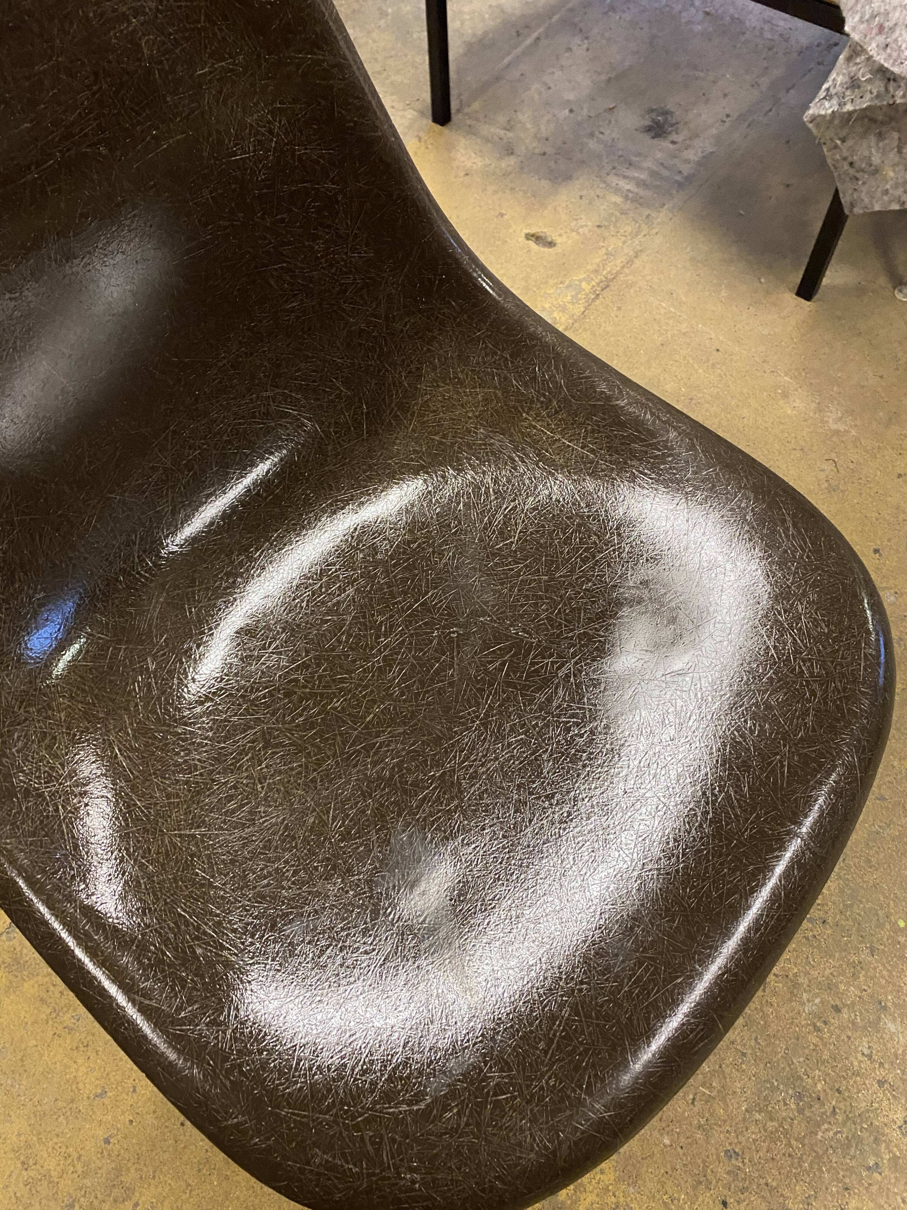 Pair of DSX chairs by Charles and Ray Eames Herman Miller edition