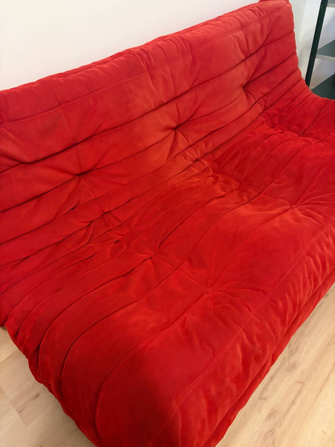 Ligne Roset Togo 3-seater alcantara Red Goya August 2010