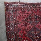 Ancien tapis en laine fait main