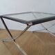 Table basse en chrome, années 1970