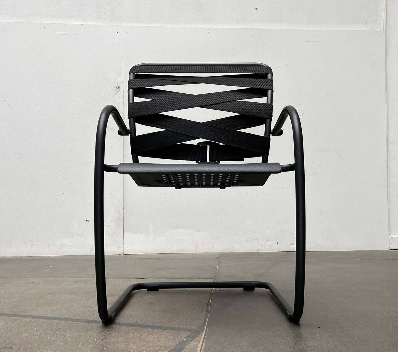 Fauteuils cantilevered Canasta postmodernes italiens par Heron Parigi pour Heron Parigi Design, années 1980, lot de 4