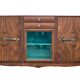 3-door, 2-drawer walnut veneer sideboard, 1960s