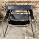 Pair of Marcel Breuer's Wassily armchairs in stainless steel and 60's leather