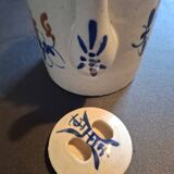 Antique stoneware teapot