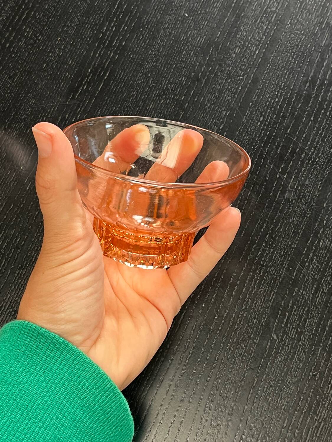 1950s pink glass