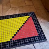 Metal coffee table and tiles year 50