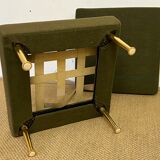 Vintage footrest pouf