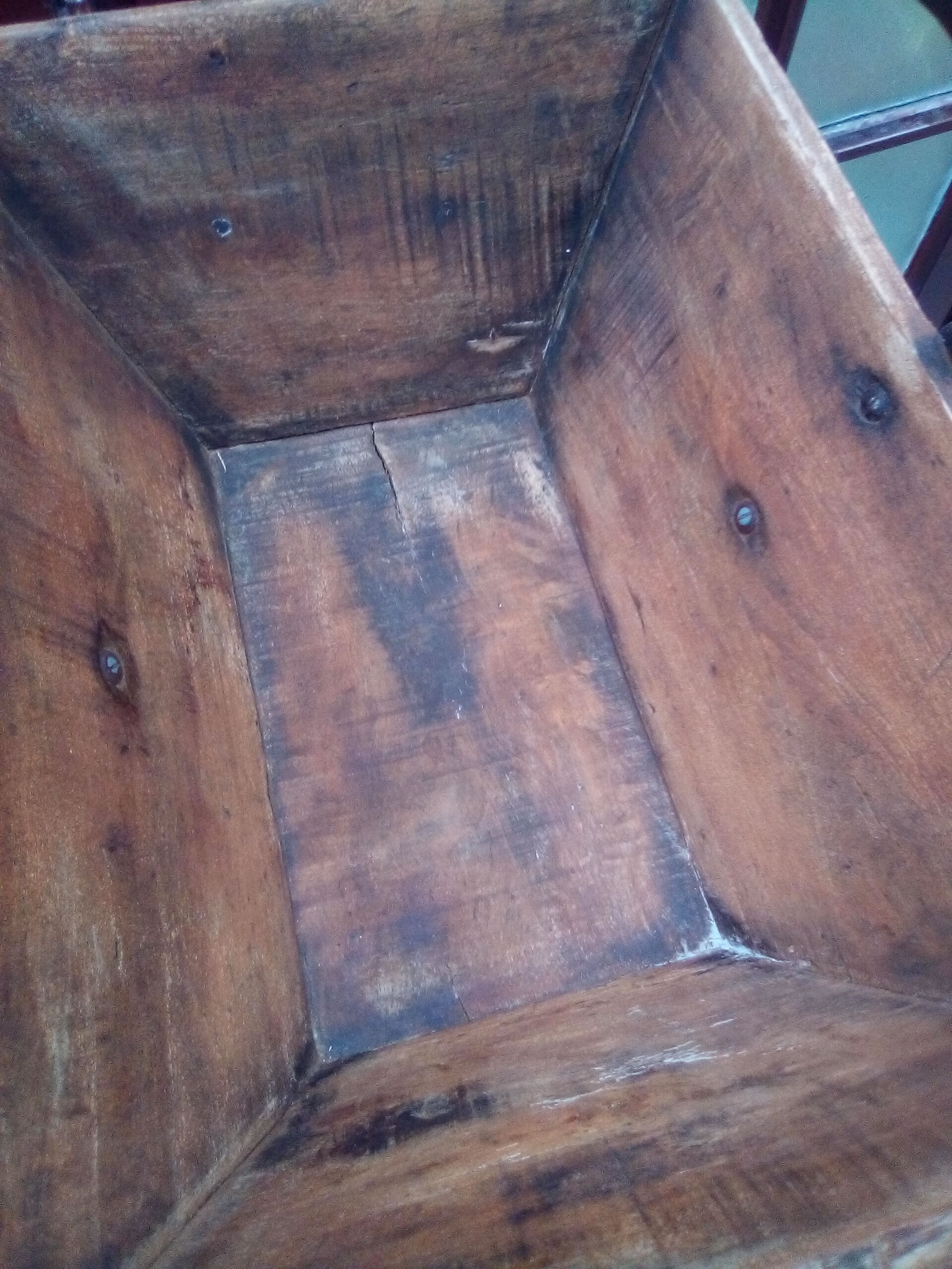 Wooden harvest basket